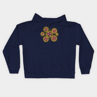 Neon balls Kids Hoodie